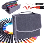 Swemos Markers For Adult Coloring Book, 120 Colors Art Set Dual Tip. Fixed Price $60.50.