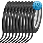 Cridoz Rolls 1/8 Pinstripe Tape X 108 Feet 0.125 Inches, Black. Fixed Price $10.56.