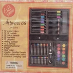 Artworx 68 Piece Kids Craft Kit Markers Crayons Pencils Paint Nib Sealed. Fixed Price $17.49.