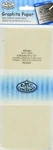 Royal Brush RD205 White Transfer PAPER-9"X13" 4/PKG. Fixed Price $8.11.