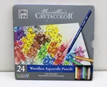 Cretacolor Woodless Aquarelle Pencils 24 Water-soluble From Austria. New. Fixed Price $44.95.