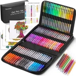 Soucolor Glitter Gel Pens For Adult Coloring Books, Back To School Supplies, 120. Fixed Price $39.24.