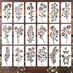 Flower Stencils For Painting, 18PCS 6X3 Inch Botanical Crafts Re.... Fixed Price $18.42.