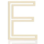 Wooden Letters 12 INCH,1/5 Thick Large Cutouts Unfinished .... Fixed Price $8.91.
