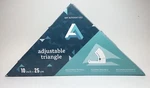 Art Alternatives Tru-angle Adjustable Triangle W/inking Edge Aluminum New 10. Fixed Price $20.99.