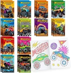 Benlouis 24 Pcs Monster Truck Mini Coloring Books Kids Car Party Favors. Fixed Price $20.06.