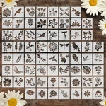 Marspark 72 Pcs Small Stencils For Crafts Reusable 3 X Inches. Fixed Price $17.08.