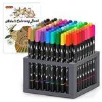 Shuttle Art Dual Tip Brush Pens Markers 96 Colors Fine And. Fixed Price $58.78.