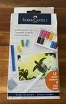 Faber Castell Soft Art Set 12 Pastels Paper Erasers For Adults Beginners. Fixed Price $11.89.