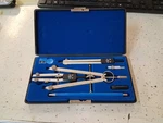 Alvin Maverick 895E Vintage Bow Compass Precision Drawing Set. Fixed Price $18.00.