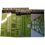 Lot Of 7 Berol Rapidesign Templates R352 R-351 R-350 R-341 R-355 R-1000 R-123. Fixed Price $31.00.