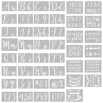 Stencils For Painting, 45 Pack, Inch And 2 Letter Numbers.... Fixed Price $17.89.