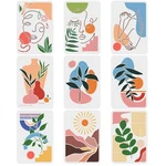 Fingerinspire 9PIECE Boho Sunrise Abstract Art Stencils - 11.7X8.3INCH Large .... Fixed Price $17.86.