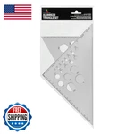 Alumicolor Aluminum 8 Inch 10 Calibrated Drafting Triangle 2 Piece Set. Fixed Price $38.15.