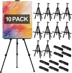 AROIC10 Pack Painting Display Easel Stand Portable Adjustable Metal Tripod. Fixed Price $109.00.