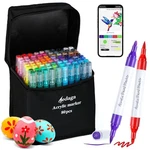Yhc 80 Colors Acrylic Paint Pens With Free App, Dual Tip Pa... Fast Ship. Fixed Price $32.99.