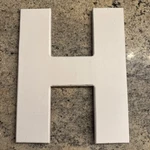 Wooden 12 Inch, Unfinished Large Letters For Crafts Darice. Fixed Price $9.99.