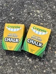 Crayola Anti-dust White Chalk (two Packs) 24 Total. Fixed Price $18.95.