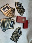 Vintage Playing Cards, De Luxe 142 Box - Man Top Hat Art Us 1643. Fixed Price $20.00.