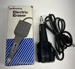 Vintage Bruning Electric Erasing Machine Model: 87-300 Box Tested. Fixed Price $39.95.
