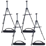 U.s. Art Supply 66" Black Metal Tripod Easel Display (4 Pack) - Adjustable 20.... Fixed Price $83.28.