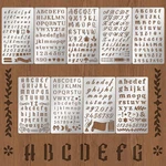 Twinklemon 9PCS Metal Stencils Wood Burning Tool Letter Silver. Fixed Price $37.99.