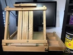 U.s. Art Supply Adjustable Wooden Sketchbox Easel, Desktop Drawer Case E-245. Fixed Price $42.99.