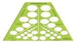 Pacific Arc Isometric Ellipse Template 35 16 13.25"X 7.25" Drafting. Fixed Price $28.83.