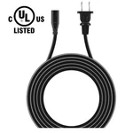 Ul 6FT 2-PRONG Ac Power Cord For Nicpow E2 1500 Ansi 4K Outdoor Projector. Fixed Price $18.99.
