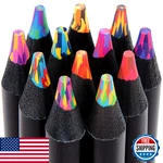 Yangmei 12 Rainbow Colored Pencils For Kids & Adults, Stocking Stuffers. Fixed Price $15.54.