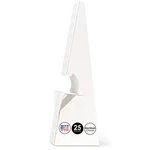 Lineco Self-stick Double Wing Easel Back 12IN White Pack Of 25 L328-1238. Fixed Price $44.15.