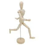 12'' Wooden Artists Manikin, Sketching Drawing Articulated Jointed Mannequin,.... Fixed Price $21.19.