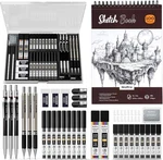 Art Drawing Supplies Kit Mechanical Pencils, 9X12 Sketchbook & Lead Refills. Fixed Price $48.99.