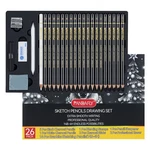 Pandafly 26-PIECE Professional Sketch Pencil Set Includes 4H To 14B Graphit.... Fixed Price $12.74.