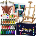 Oil Set For Adults And - Art Supplies Painting Kits With 24 Paints,.... Fixed Price $69.79.