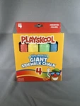 Playskool Giant Sidewalk Chalk 4 Pc Washable Kids Art Outdoor - 8 Inch New. Fixed Price $11.00.