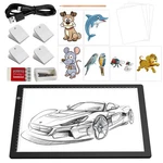 Kobaiban A4 Light Pad With Clips, Ultra-thin Led Board For Diamond Pa.... Fixed Price $26.37.