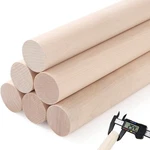 Yaliuliu 6PCS Dowel Rods STICKS,1X12 Inch Unfinished Round Wooden Hardwo.... Fixed Price $22.39.