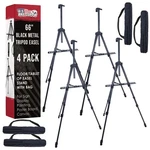 66" Aluminum Tripod Adjustable Artist Display Easel Stand, Tabletop, 4 Pack. Fixed Price $59.99.