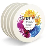 4 Packs White Artist Tape For Watercolor Paper Drafting Low 0.6 In,. Fixed Price $15.26.