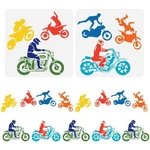 Fingerinspire 2 Pcs Motocross Stencil For Painting 11.8X11.8 Inch Reusable Mo.... Fixed Price $12.62.