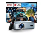 Ownknew GC357 Gray Bluetooth 1080P Native 4K Home Theater Projector. Fixed Price $58.49.