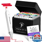 Jack Brown 80 Colors Alcohol Markers Set - Fine & Chisel Dual Tip Professional. Fixed Price $24.08.