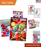 Creative Power Rangers Coloring Books Set - 2 Titles With Fun Stickers Included. Fixed Price $15.99.