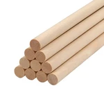 Lugailly Rods Wooden Dowels For Crafting 3/8" 12"-10 Pcs, Natural. Fixed Price $10.39.