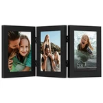 Picture Frame 5X7 Hinged Foldable Shatter Resistant Glass Black Americanflat. Fixed Price $28.99.