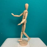 New Ikea Gestalta Wooden Mannequin Artist's Human Figurine 13" Tall. Fixed Price $12.99.