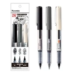 Kuretake Zig Fudegokochi Brush Pen, 3 Variety Set, Office Product. Fixed Price $14.49.