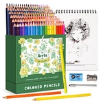 Arrtx Colored Pencils Kit For Adult Coloring 126 Colors With Sketchbook. Fixed Price $110.51.