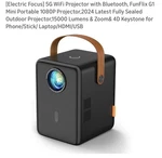 Funflix G1 Mini Projector 5G Wifi Bluetooth 1080P Full Hd 15000 Lumens. Fixed Price $29.85.